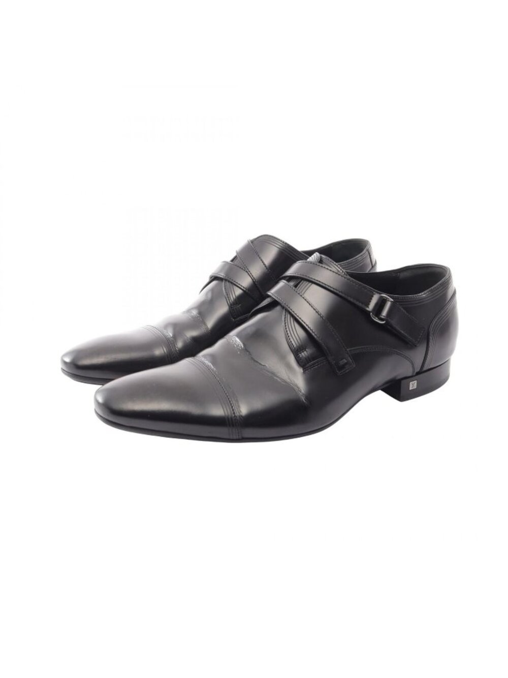 Louis Vuitton Dress Shoes Double Monk Strap Leather